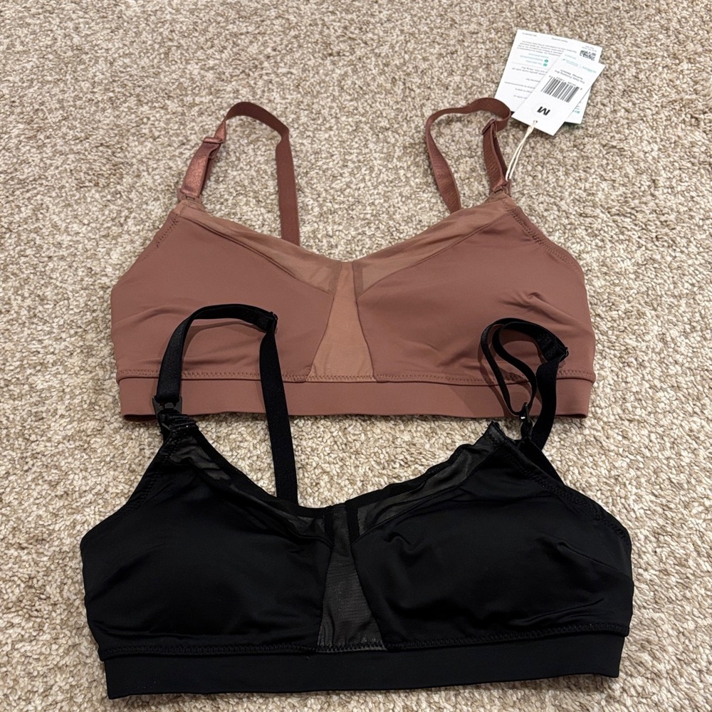 Willow Pump Women's Bra Duo - Black and Tan